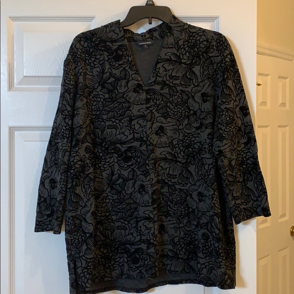 Beautiful plus size black and gray tunic